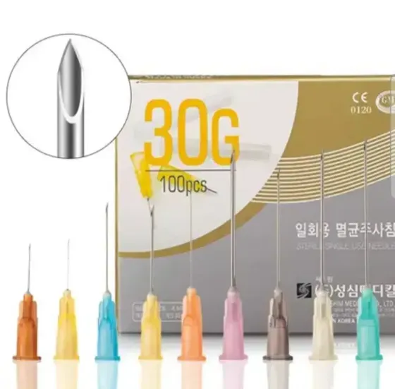 Мезоиглы, кануля и пробирки для косметологов 30G, 32G, 33G Самарканд